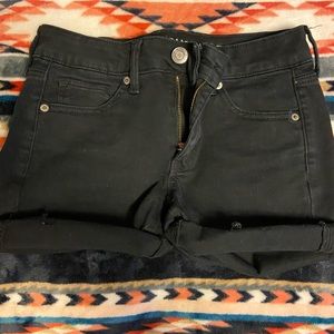 American Eagle Black Jean Shorts
